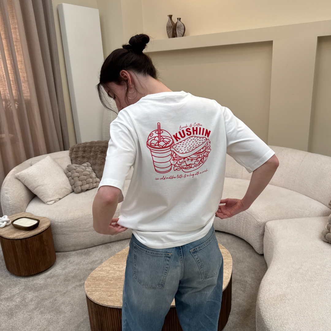Kushiin Retro Diner Graphic T-Shirt