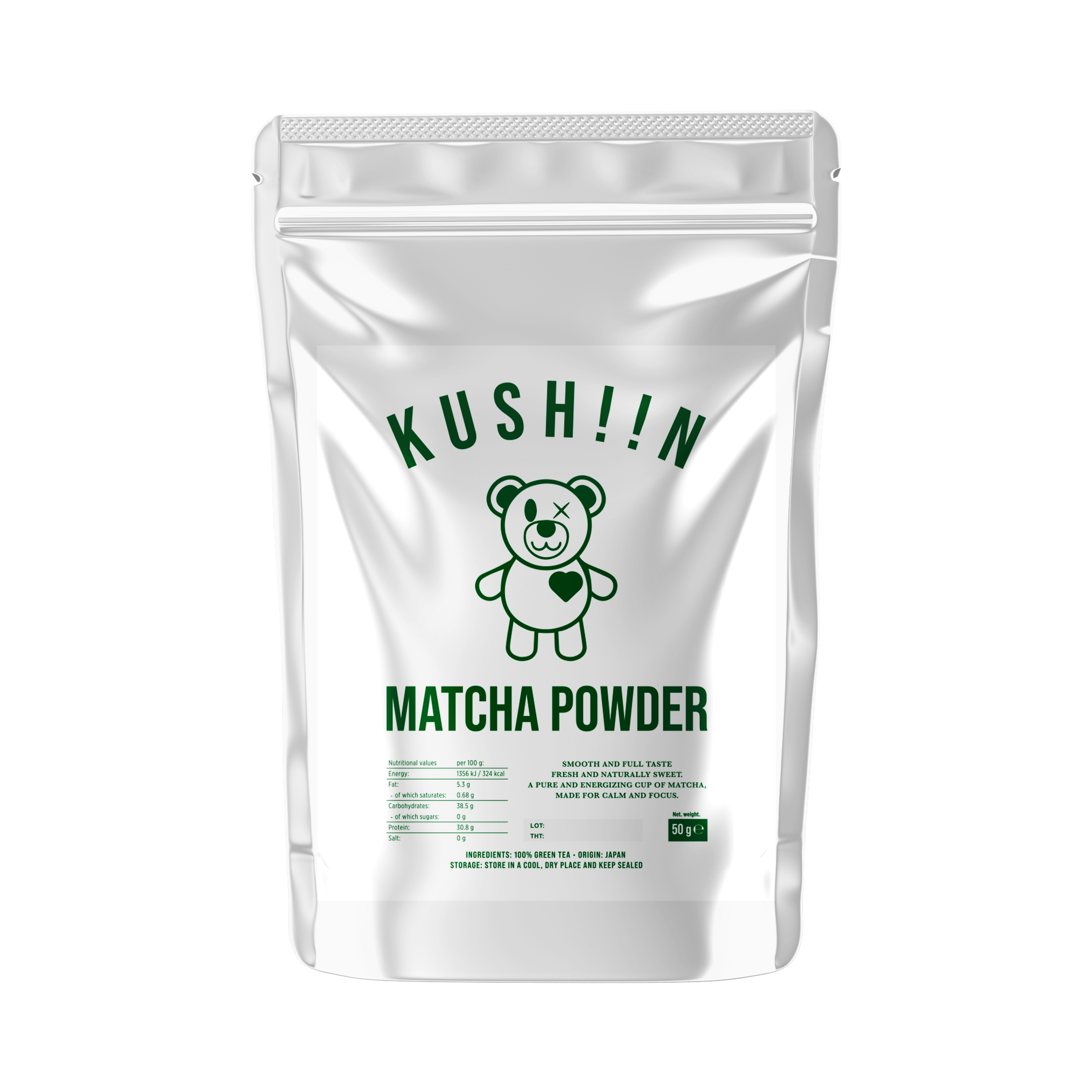 KUSH!!N Matcha Powder – 50g